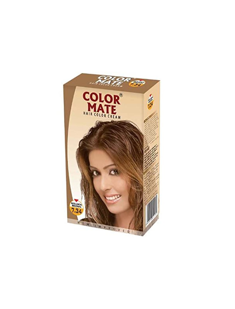 Color Mate Golden Brown Hair Color 30ml+30ml+05ml – Priyadarshini