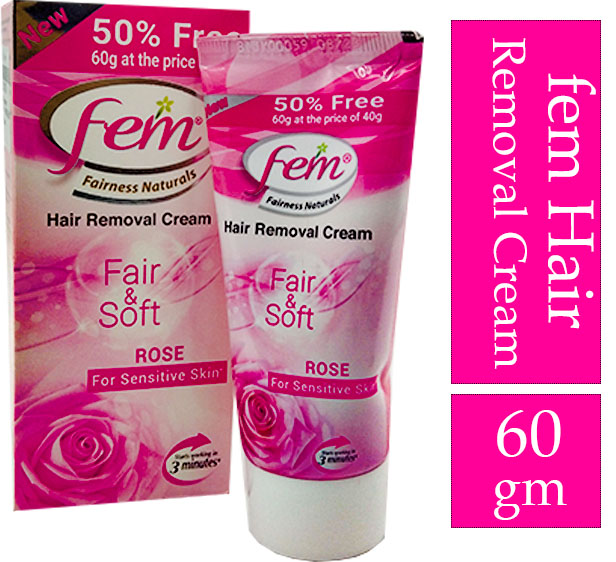 Fem Fairness Naturals Hair Removal Cream For Sensitive Skin 60gm –  Priyadarshini