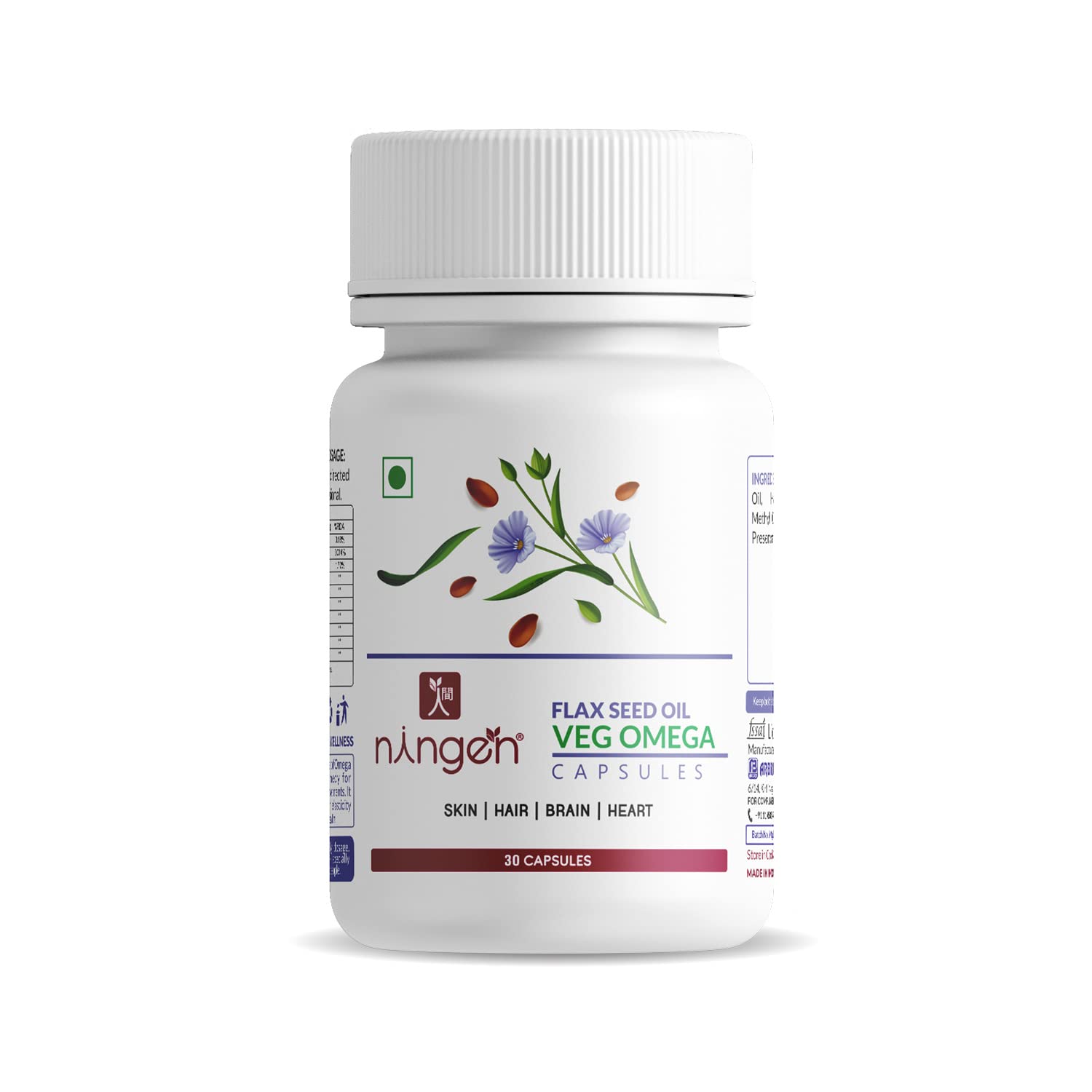 flax seed oil veg omega