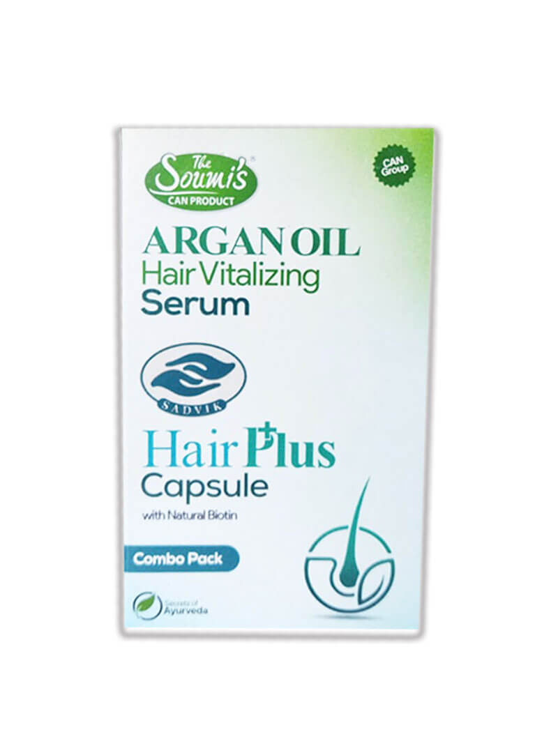 The Soumis Can Product Argan Oil Hair Vitalizing Serum 50ml Hair Plus  Capsule 30pce With Natural Biotin – Priyadarshini